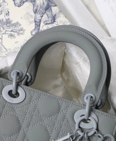 Christian Dior Lady Dior My Abcdior Bag Grey